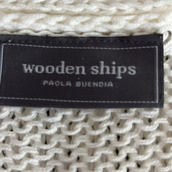 Wooden Ships Mom Wow Knit Open Weave Sweater - Size XS/S - Picture 4 of 5
